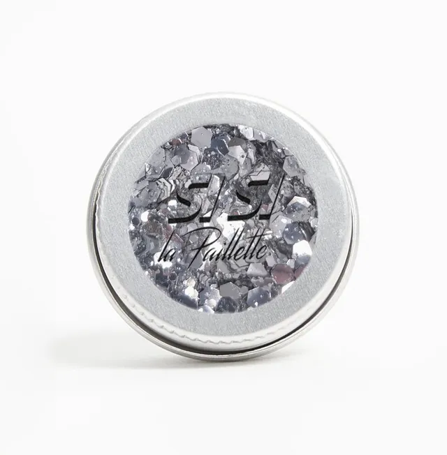si-si-la-paillette-paillettes-rends-l-argent-argent-miroir-lumineux image 1