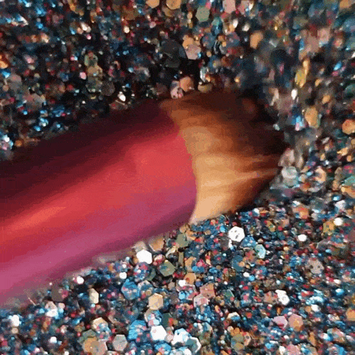 si-si-la-paillette-paillettes-galaxsisi-mix-bleu-nuit-multicolore-biod-gradable image 5