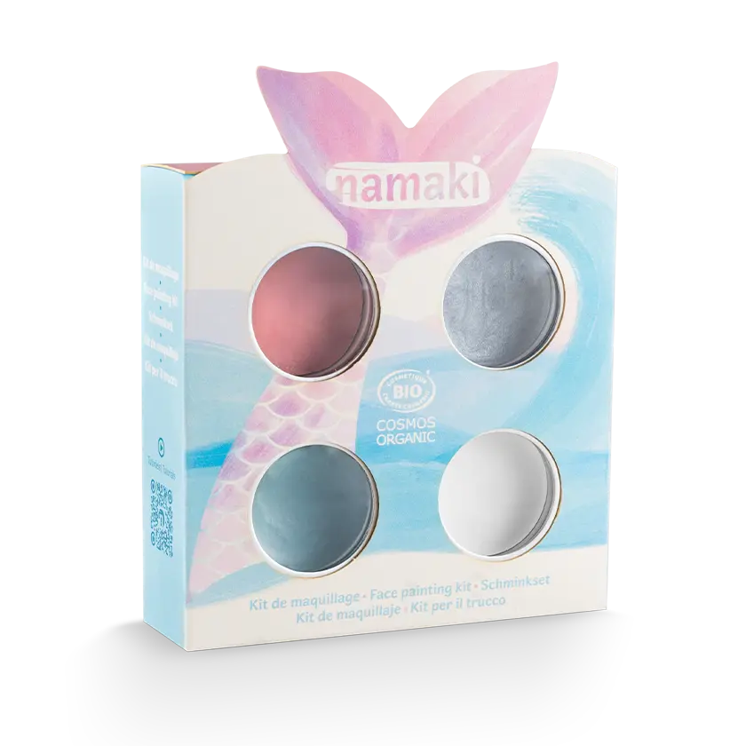 namaki-kit-maquillage-enfant-sir-ne-4-couleurs-rose-bleu-argent-blanc image 1