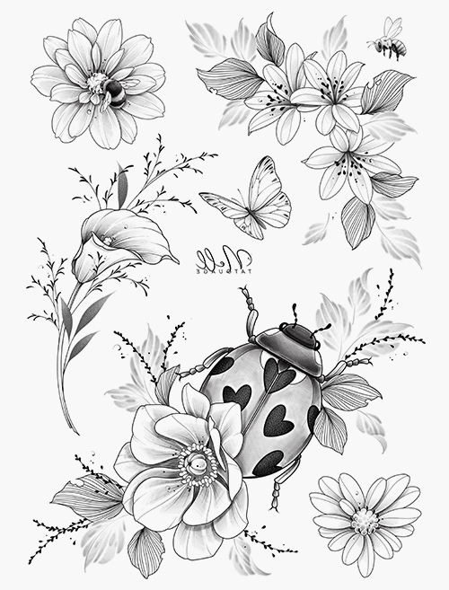 bernard-forever-gravure-botanique-tatouage-ph-m-re-enfant-nature image 2