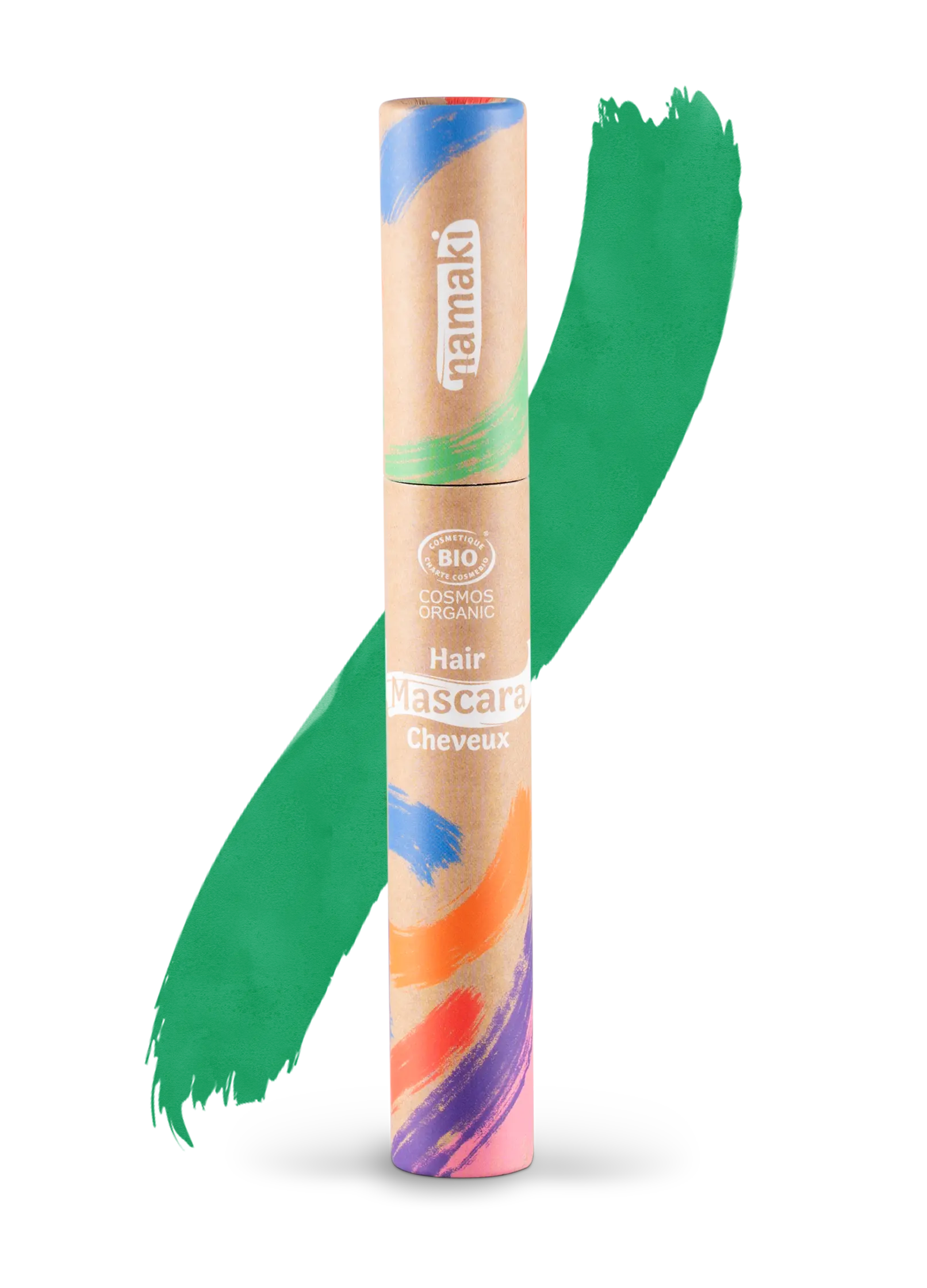 namaki-mascara-cheveux-vert-enfant-coloration-temporaire image 2