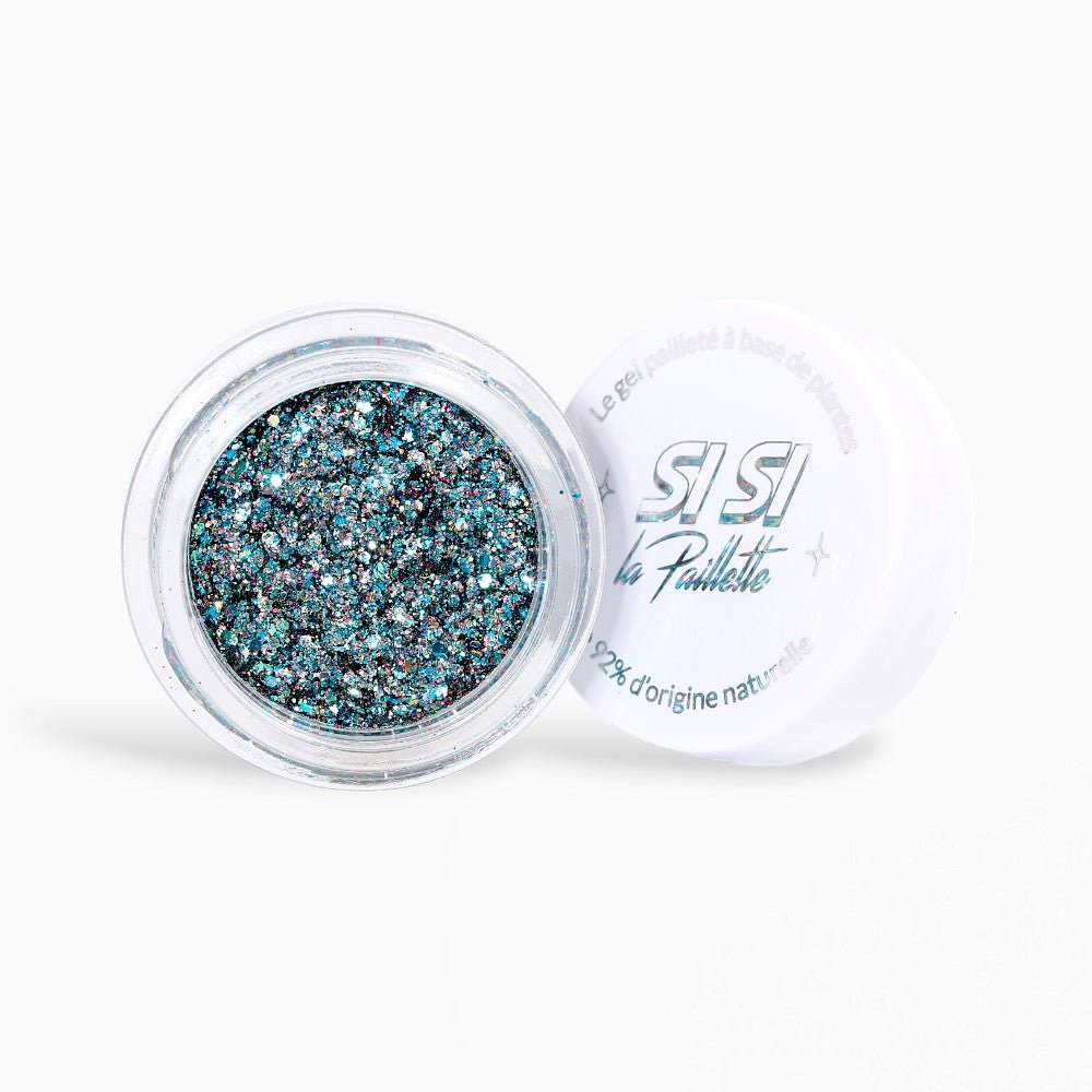 si-si-la-paillette-galaxsisi-gel-paillet-bleu-cosmique-visage-et-corps image 1