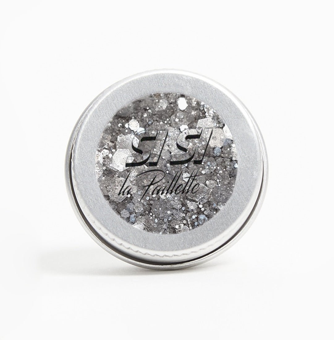 si-si-la-paillette-paillettes-m-tallo-disco-argent-nacr-visage-corps-cheveux image 1