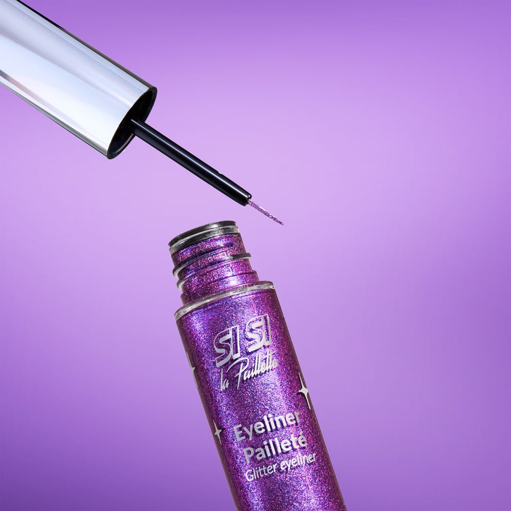 si-si-la-paillette-eyeliner-paillet-violet-regard-violet-rose-duochrome image 5
