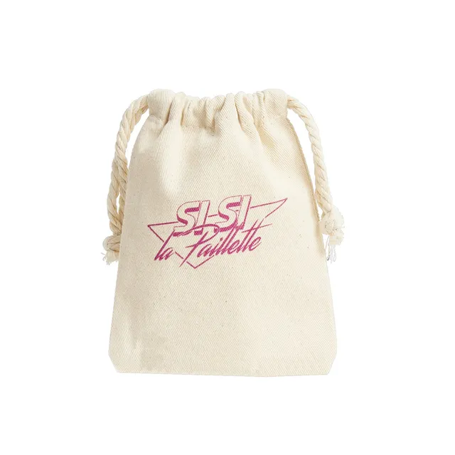 si-si-la-paillette-pochon-en-coton-bio-trousse-paillettes image 1