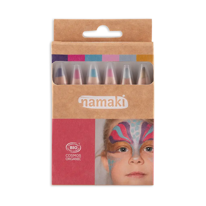 namaki-crayons-maquillage-enfant-jumbo-6-couleurs-mondes-enchant-s image 1