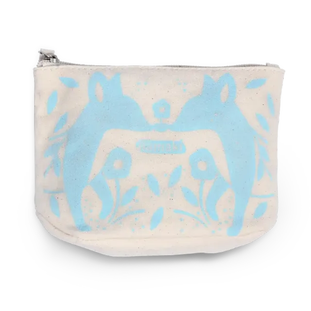 namaki-trousse-scintillante-vide-renard-bleu-trousse-maquillage image 1