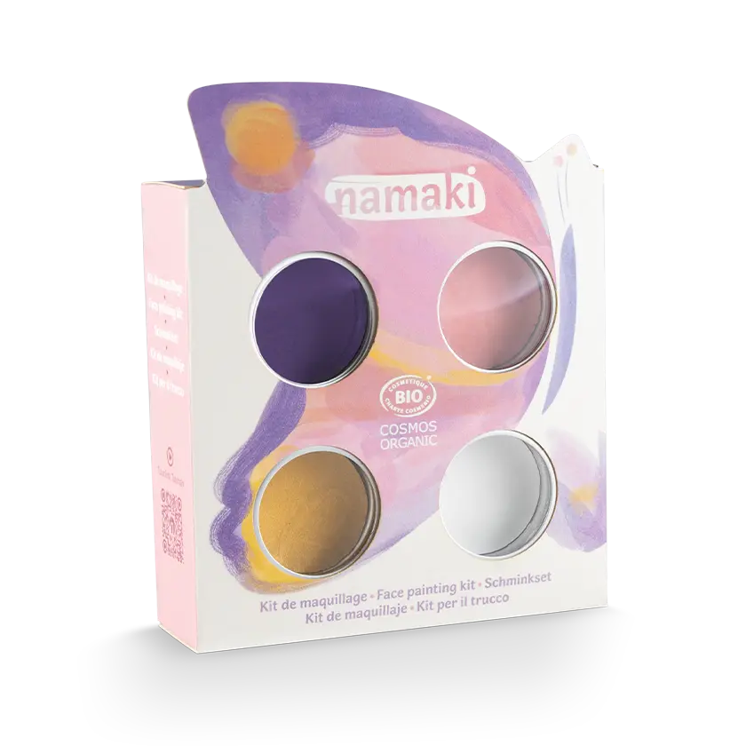 namaki-kit-maquillage-papillon-4-couleurs-enfant image 1