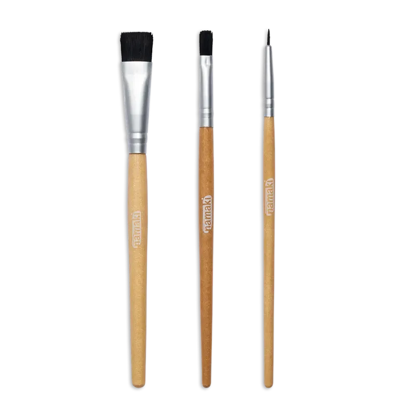 namaki-set-de-3-pinceaux-de-maquillage-pour-enfants image 1