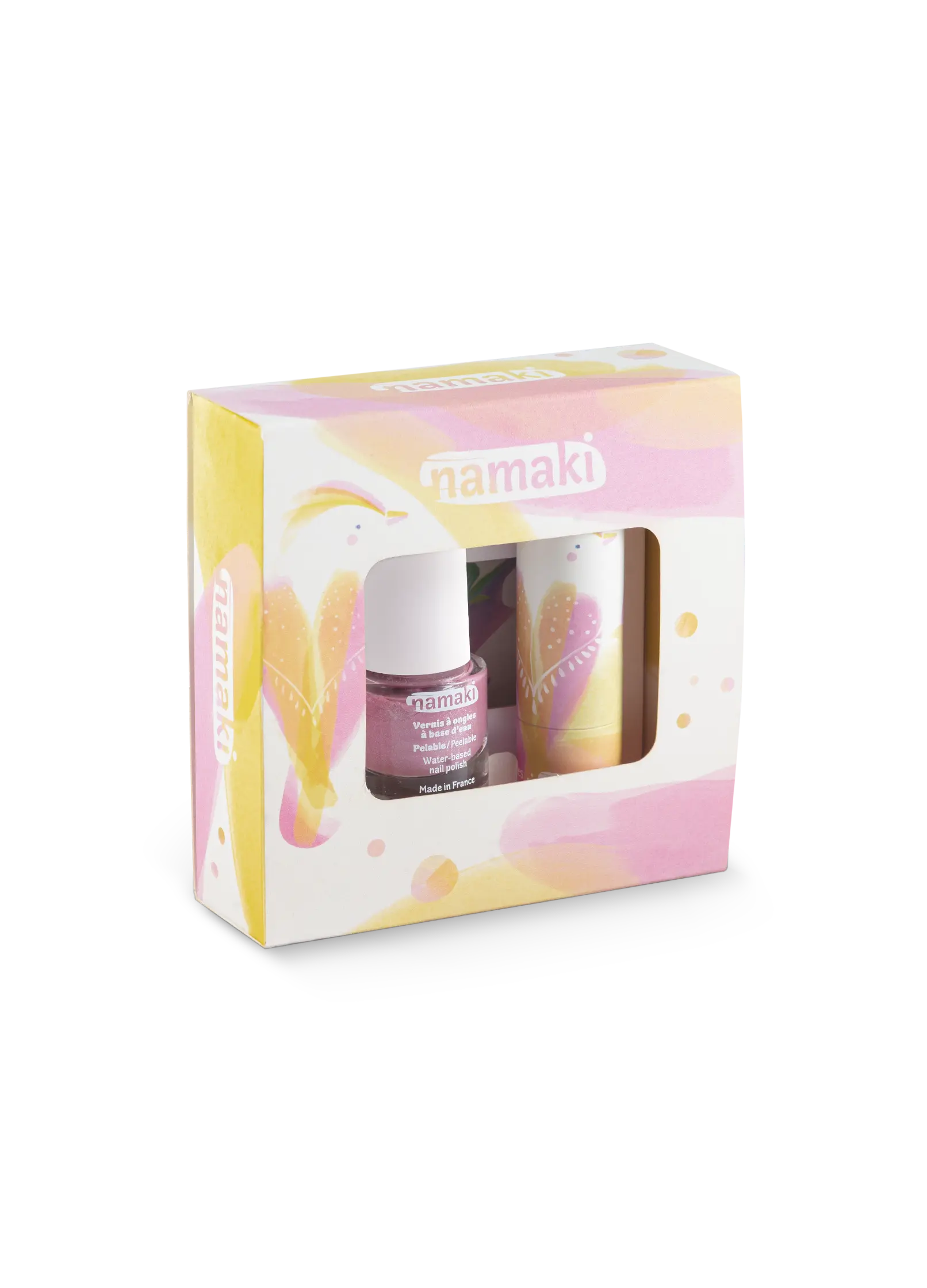 namaki-coffret-maquillage-enfants-jaune-vanille-paillet image 2
