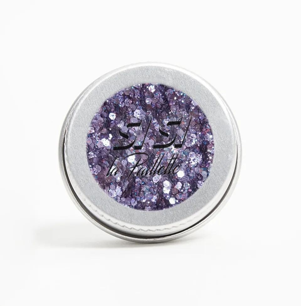 si-si-la-paillette-pluie-violette-paillettes-visage-corps-et-cheveux-violet-rose image 1