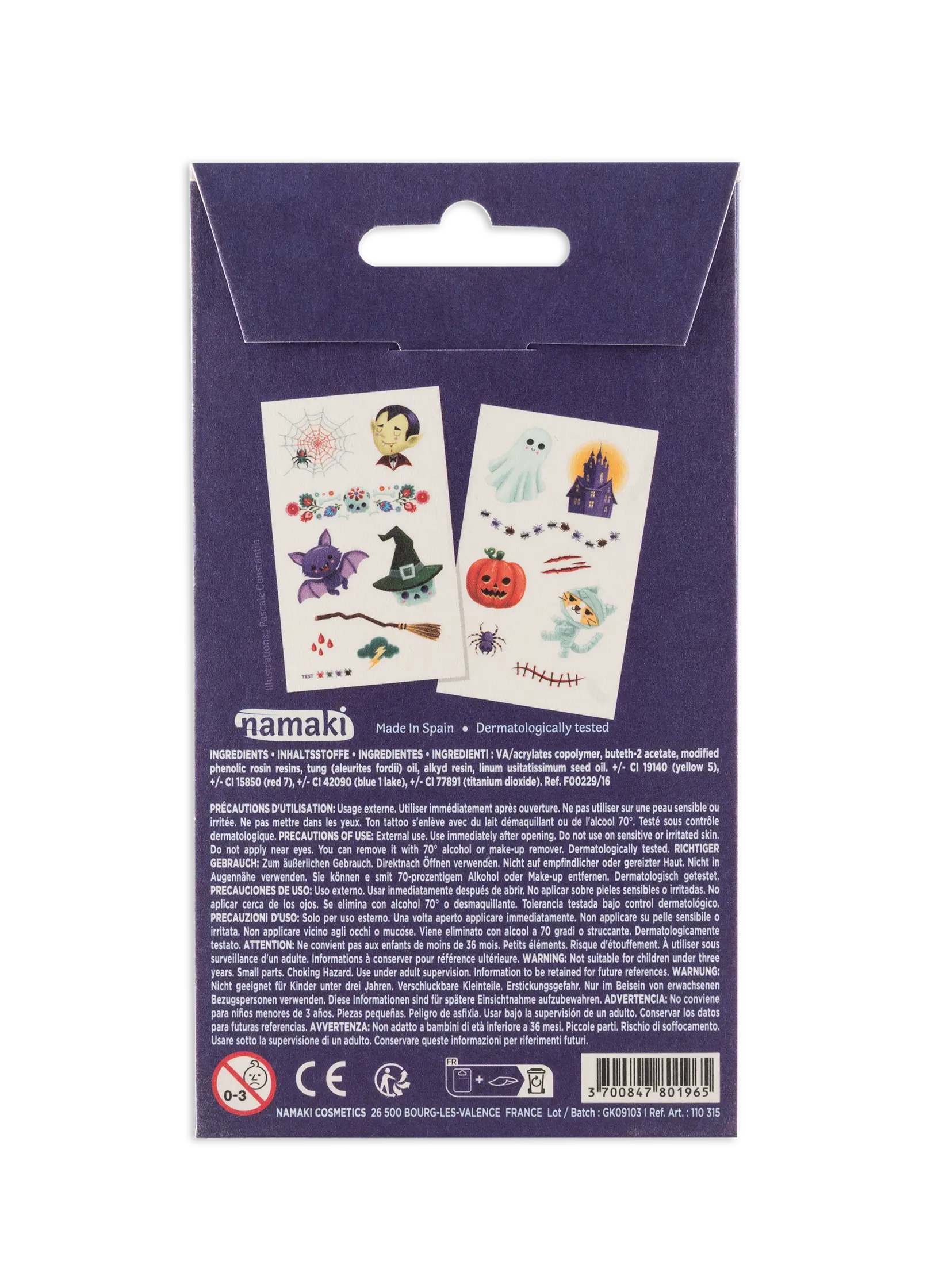 namaki-tattoos-temporaires-halloween-enfant-bras-mains-jambes image 6