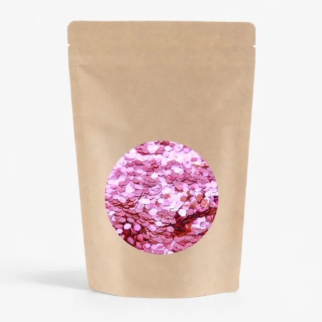 si-si-la-paillette-paillettes-rose-grosses-sachet-100g image 1