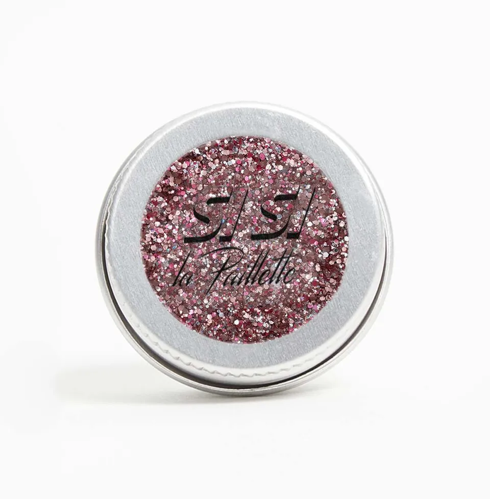 si-si-la-paillette-paillettes-marie-antoinette-m-lange-rose-holographique image 1