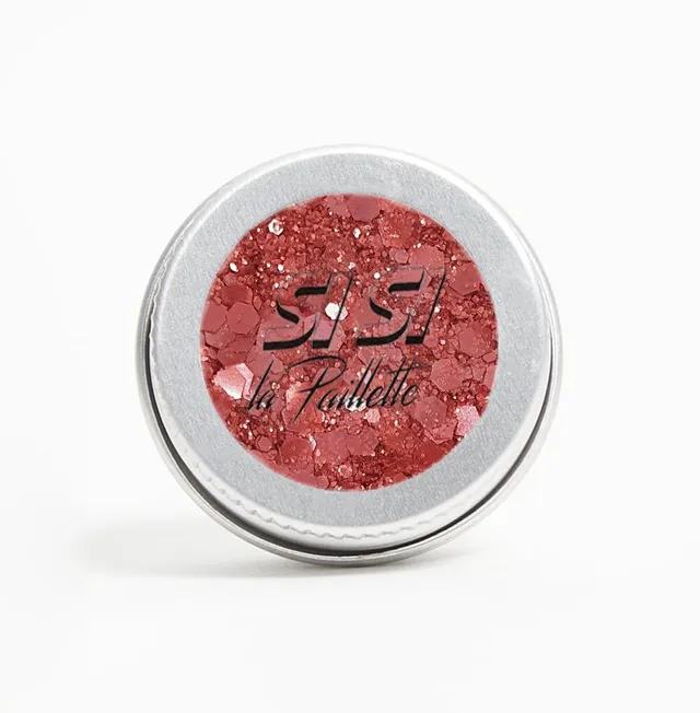 si-si-la-paillette-grav-dans-la-brique-paillettes-rouge-brique-visage-corps-et-c image 1