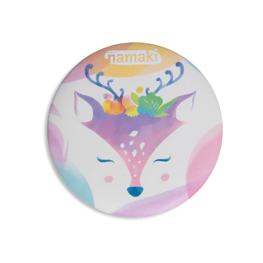 namaki-miroir-enfant-faon-compact-poche image 1