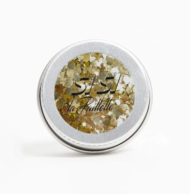 si-si-la-paillette-paillettes-parachute-dor-m-lange-dor-biod-gradable image 1
