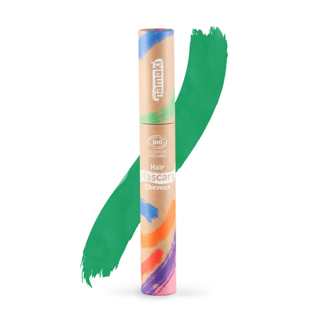 namaki-mascara-cheveux-vert-enfant-coloration-temporaire image 1