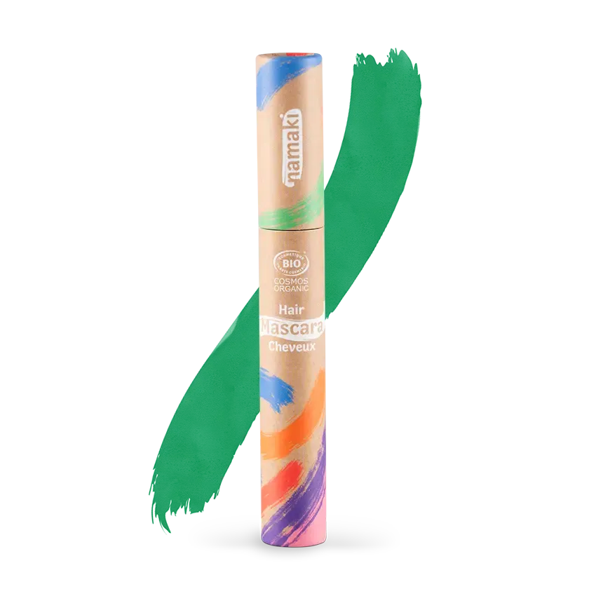 namaki-mascara-cheveux-vert-enfant-coloration-temporaire image 1