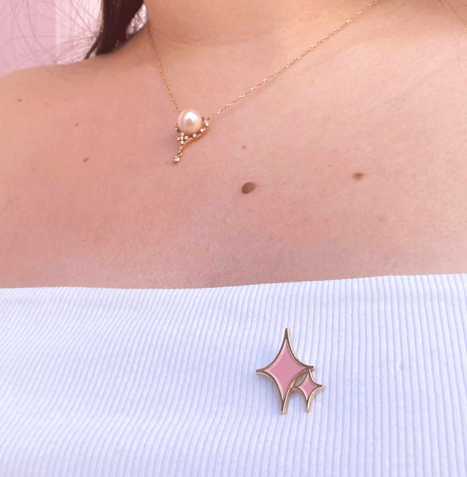 si-si-la-paillette-pin-s-toiles-m-tal-dor image 2