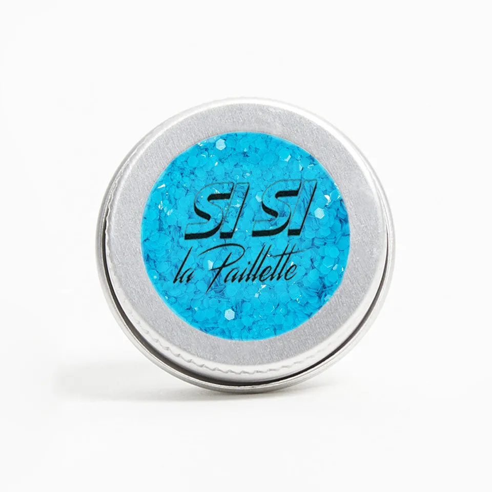 si-si-la-paillette-paillettes-n-on-bleu-fluo-uv image 1