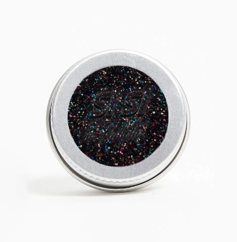 si-si-la-paillette-mercredisco-paillettes-visage-noires-roses-et-disco image 1