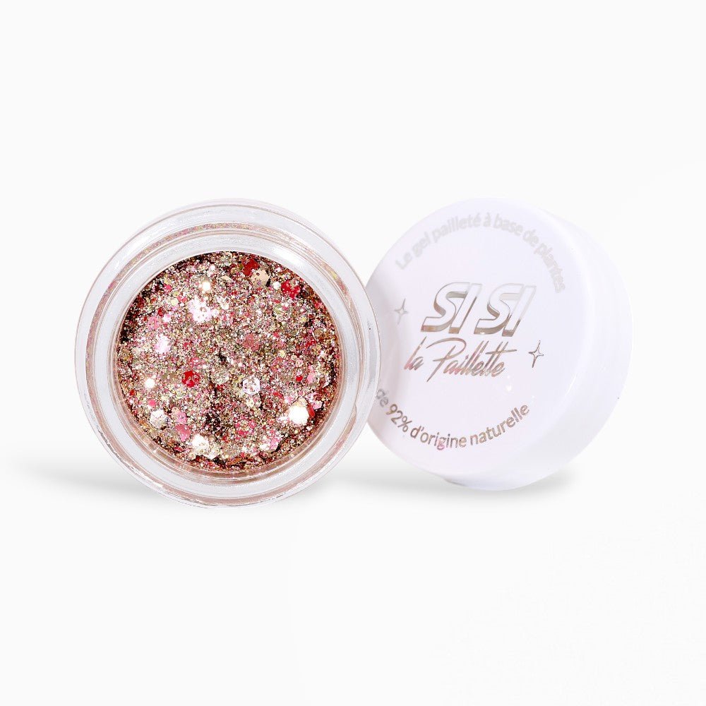 si-si-la-paillette-gel-paillet-vegas-b-b-rose-et-dor image 1
