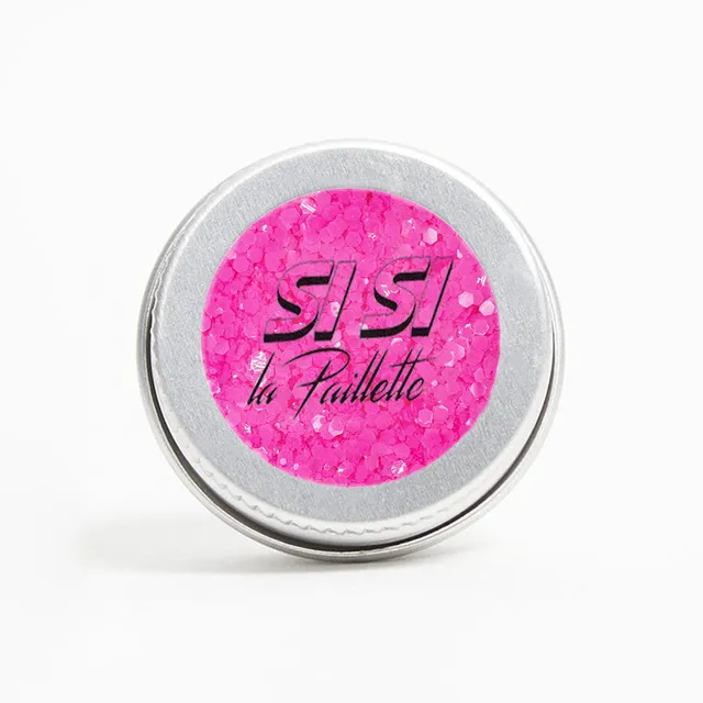 si-si-la-paillette-paillettes-n-on-rose-fluo-uv-t-festival image 1