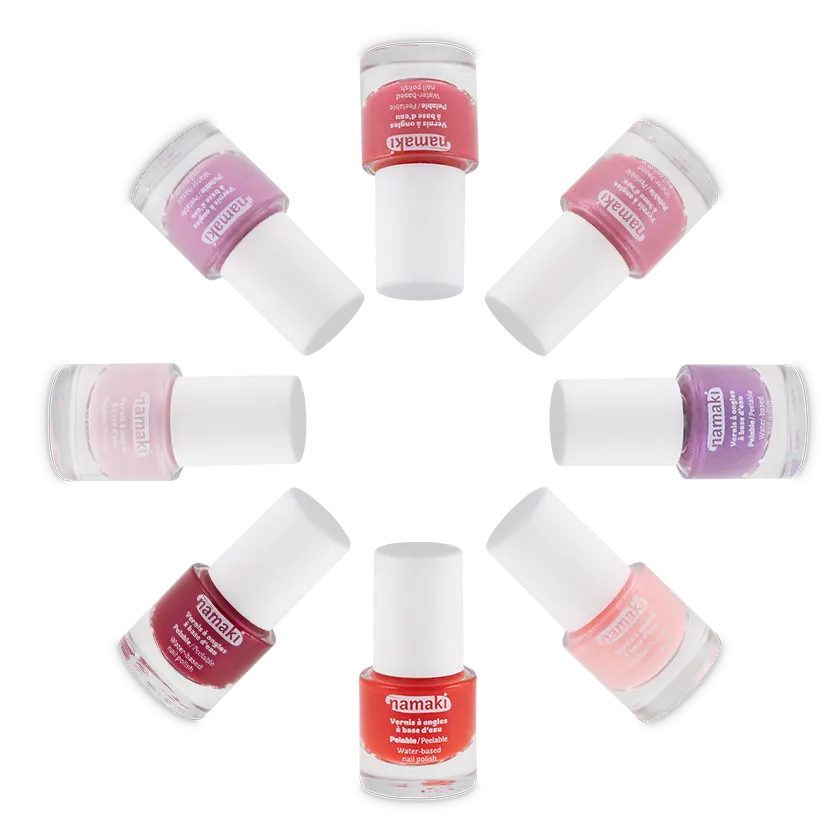namaki-coffret-8-vernis-enfants-la-vie-en-rose image 1