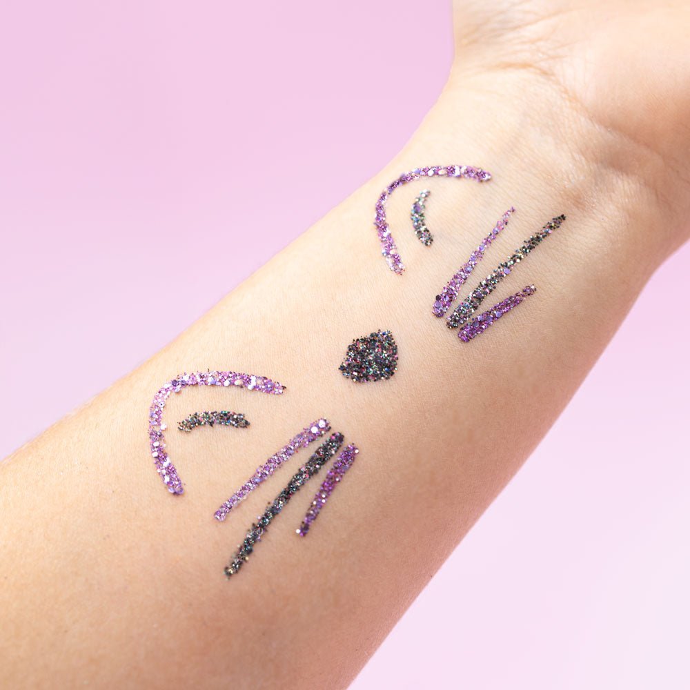 si-si-la-paillette-pluie-violette-paillettes-visage-corps-et-cheveux-violet-rose image 8