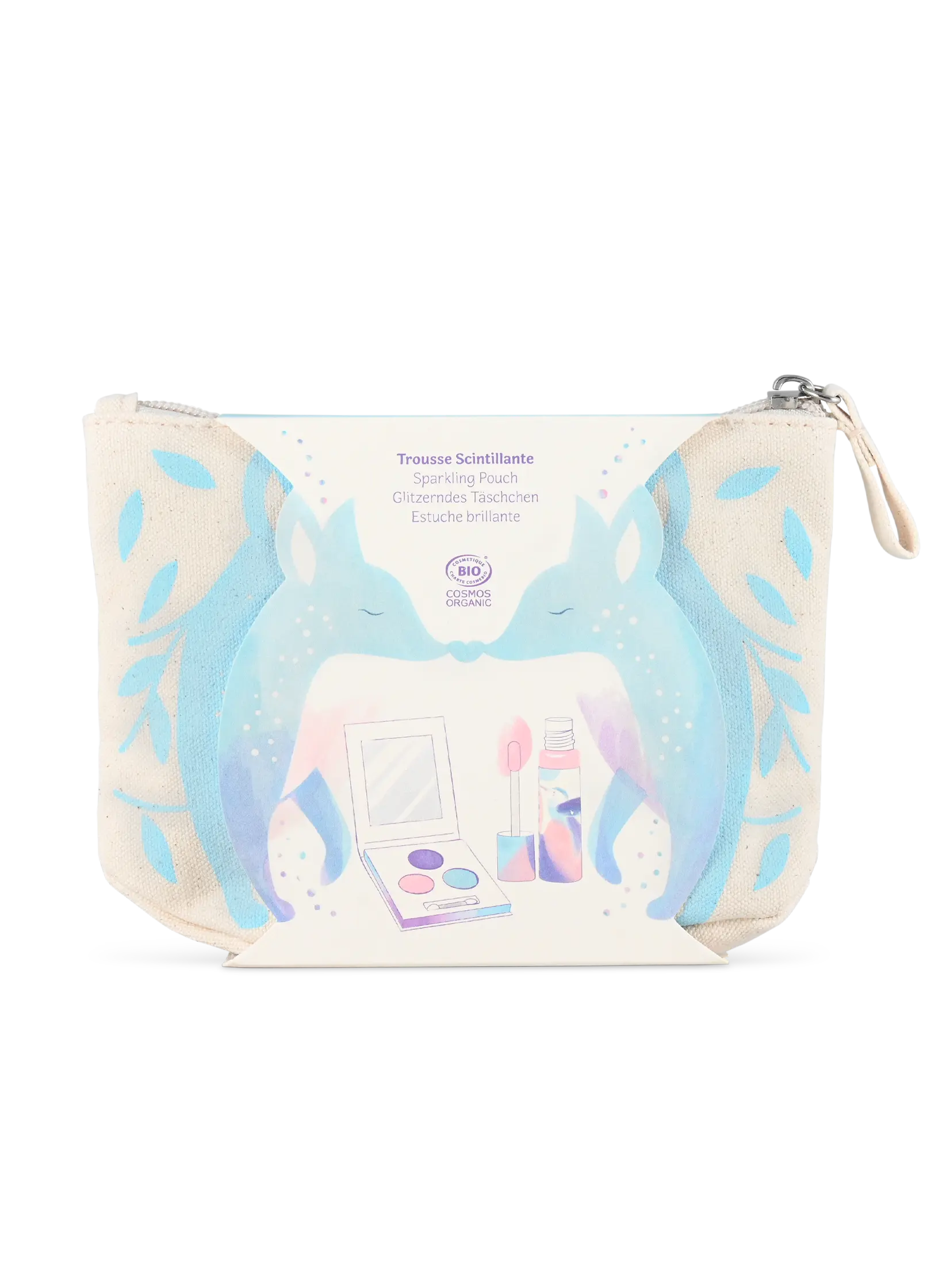 namaki-trousse-maquillage-enfant-bleue-hiver-gloss image 2