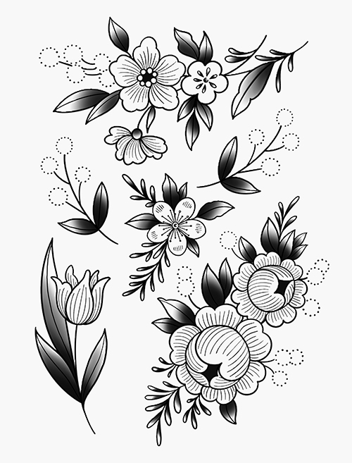 bernard-forever-gravure-florale-tatouage-ph-m-re image 2