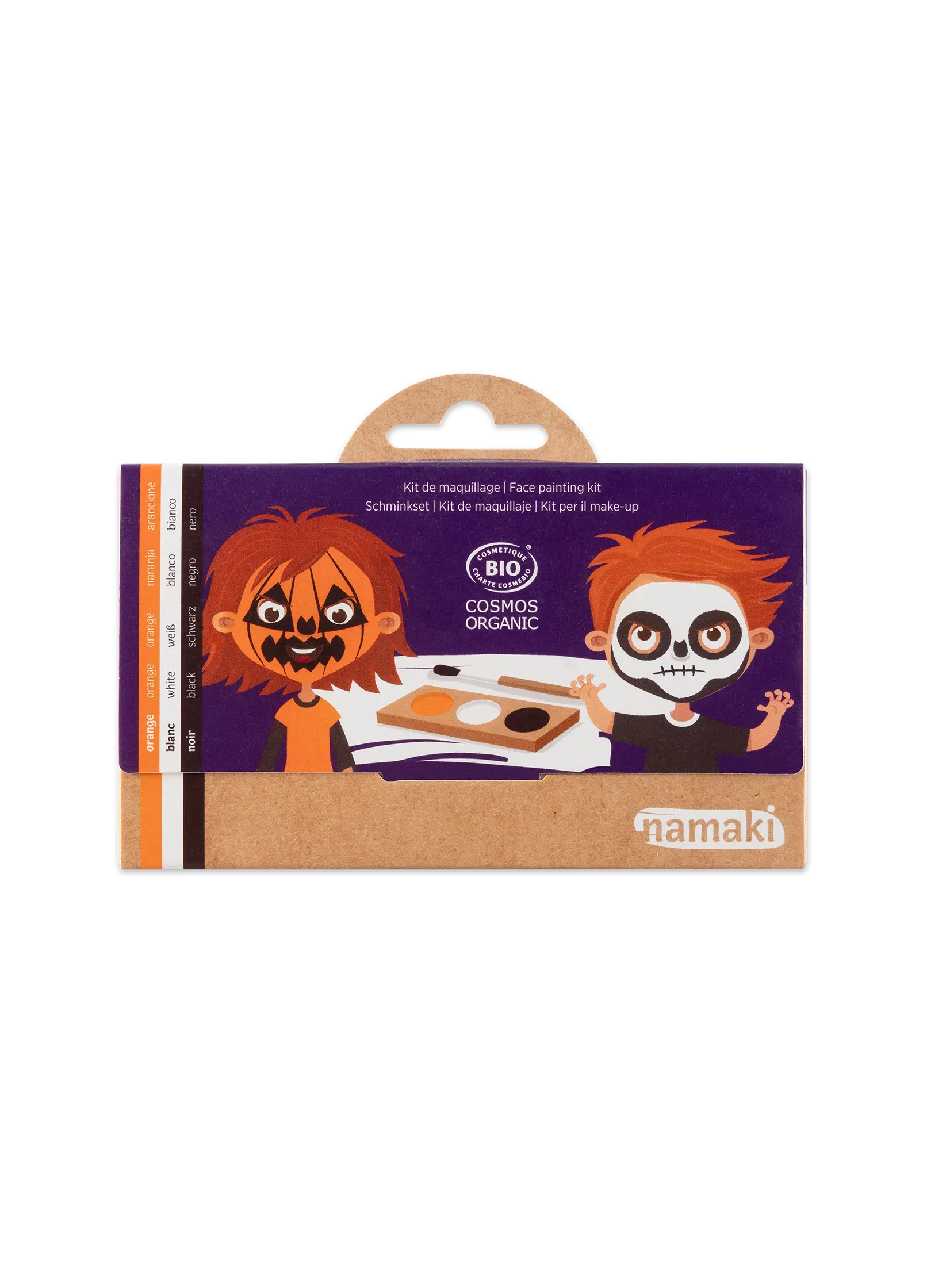 namaki-palette-maquillage-enfant-citrouille-squelette-halloween image 2