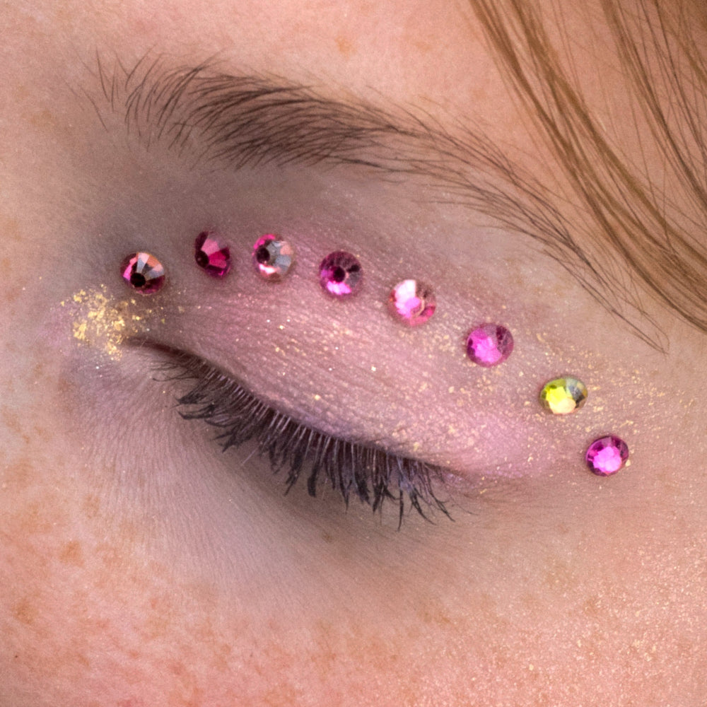 si-si-la-paillette-strass-r-utilisables-flamingo-rose-bo-te-strass-visage image 2