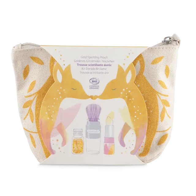 namaki-pochette-maquillage-enfant-jaune image 1