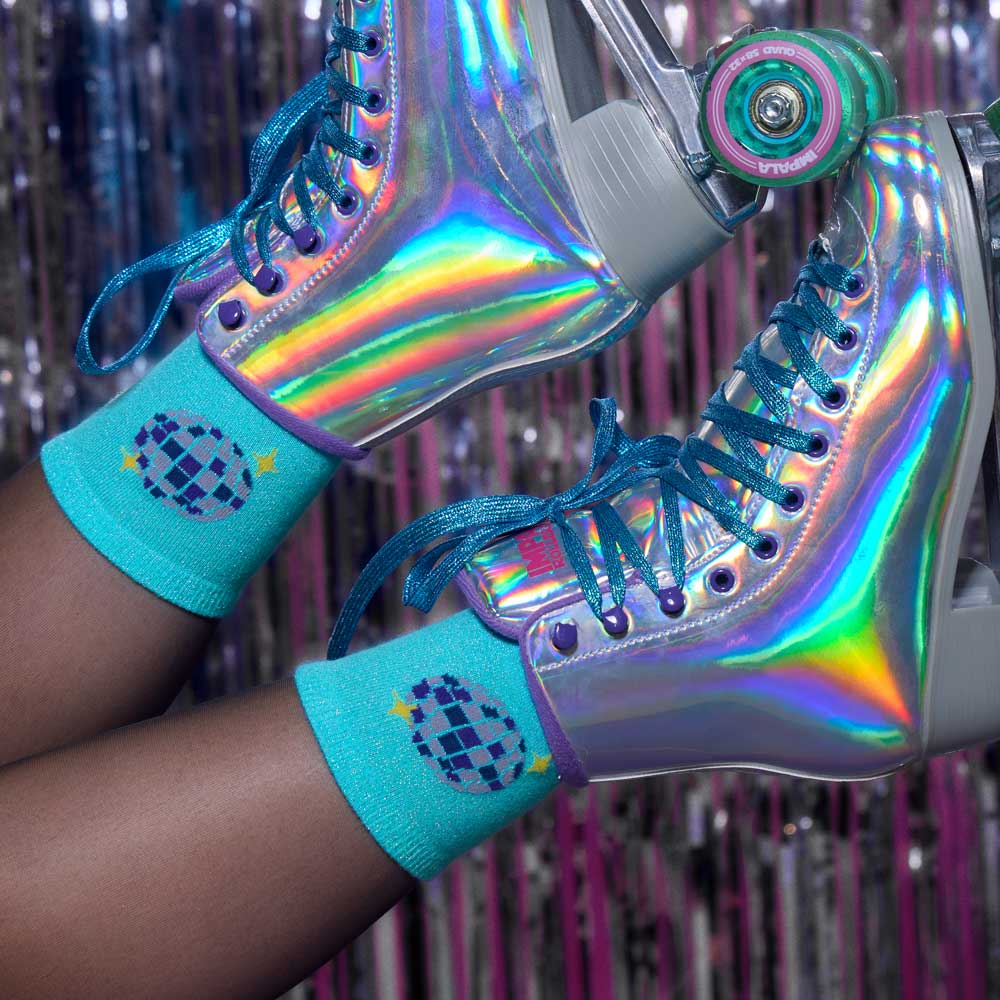 si-si-la-paillette-chaussettes-paillet-es-bleues-bleu-pastel-disco image 2