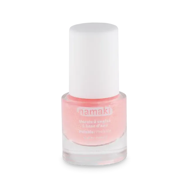 namaki-vernis-ongles-enfants-rose-bonbon-paillet image 1