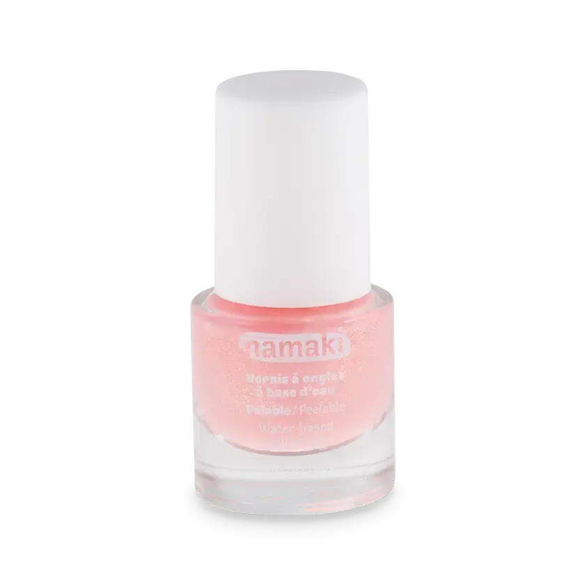 namaki-vernis-ongles-enfants-rose-bonbon-paillet image 1