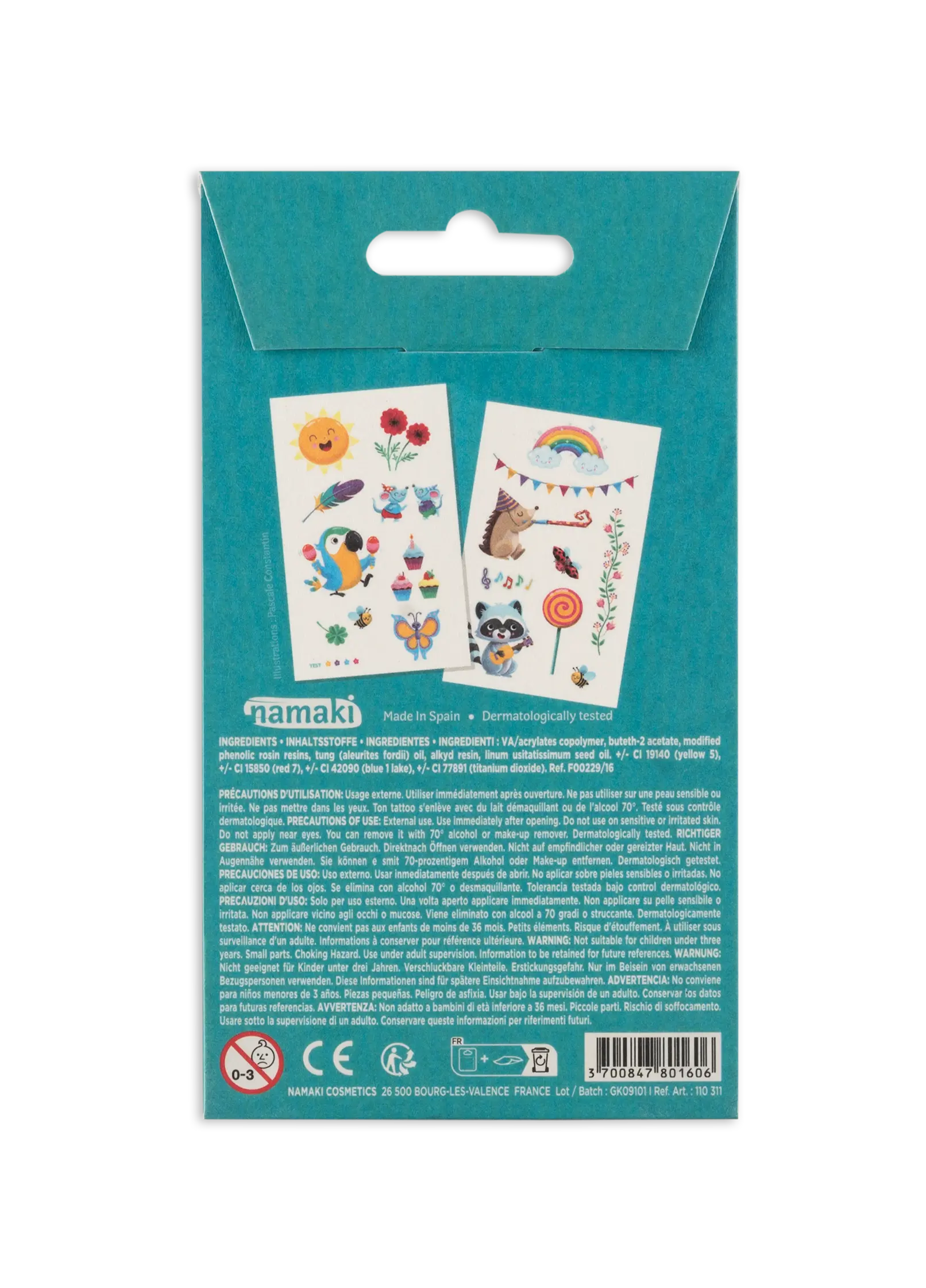 namaki-tatouages-enfants-rainbow-tatouages-temporaires image 6