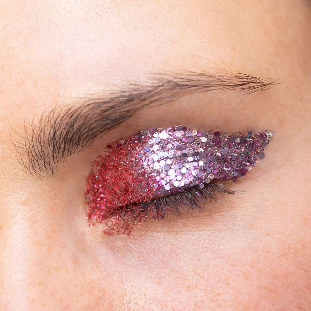 si-si-la-paillette-pluie-violette-paillettes-visage-corps-et-cheveux-violet-rose image 2