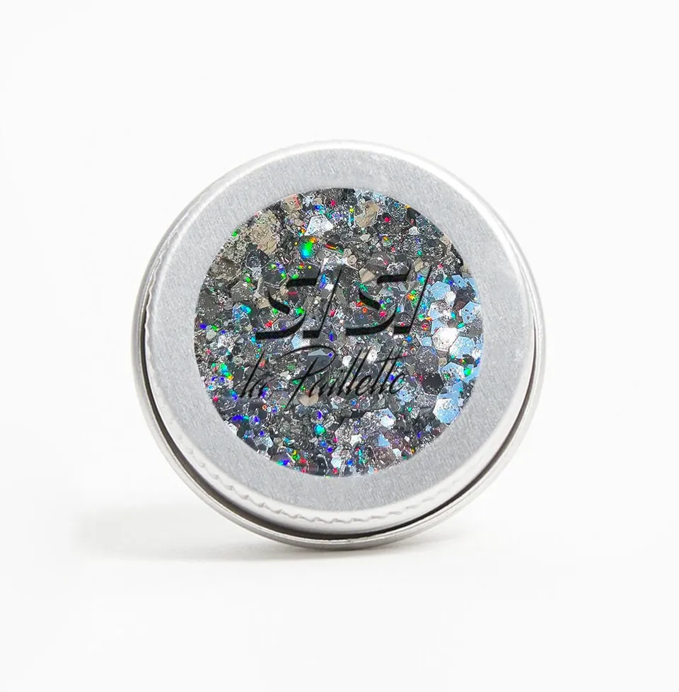 si-si-la-paillette-paillettes-y-holo-m-lange-argent-holographique-biod-gradable image 1