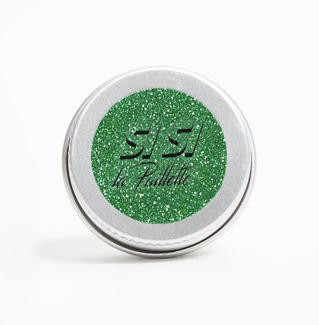 si-si-la-paillette-paillettes-vertes-fines-couleur-vive-braderie image 1