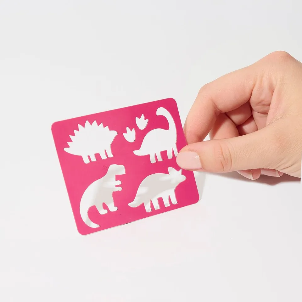 si-si-la-paillette-pochoir-dinosaures-pochoirs image 1