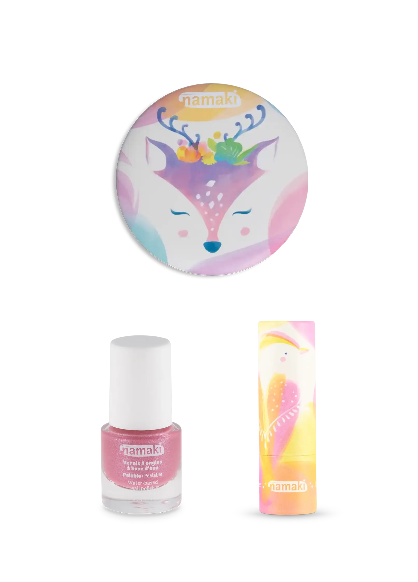 namaki-coffret-maquillage-enfants-jaune-vanille-paillet image 5