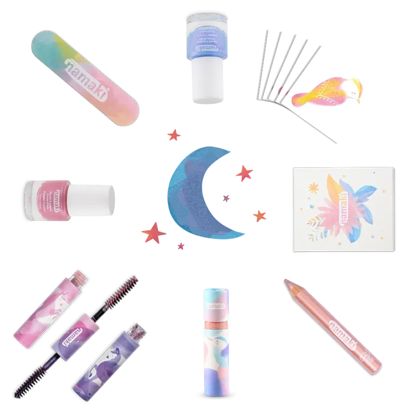 namaki-pack-soir-e-pyjama-maquillage-enfant image 1