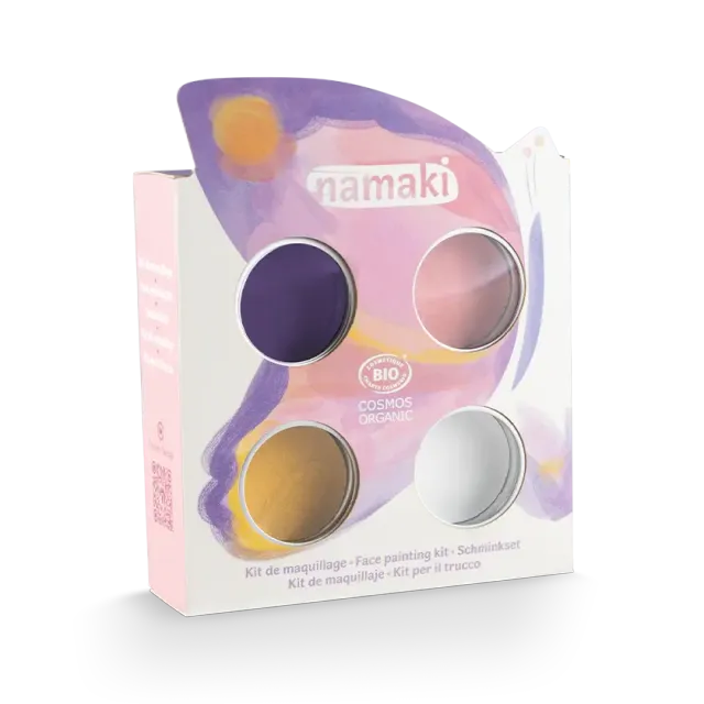 namaki-kit-maquillage-papillon-4-couleurs-enfant image 1