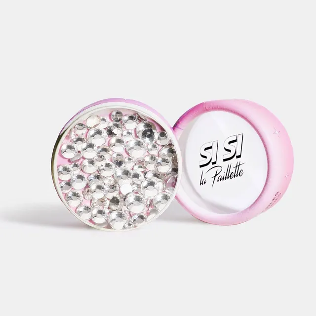 si-si-la-paillette-strass-r-utilisables-cristal-transparent-accessoire image 1